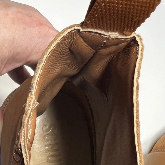 Schutz Shoes Schutz Xayane Combat style Women's 9.5 in TanBrown Lace-up Bootie - Picture 8 of 10